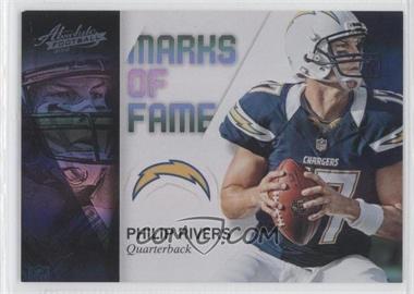 2012 Panini Absolute - Marks of Fame - Spectrum #18 - Philip Rivers /100