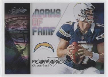 2012 Panini Absolute - Marks of Fame - Spectrum #18 - Philip Rivers /100