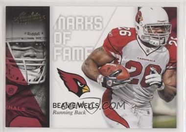 2012 Panini Absolute - Marks of Fame #3 - Beanie Wells