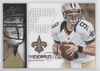 2012 Panini Absolute - Marks of Fame #6 - Drew Brees