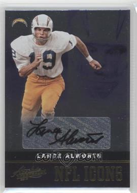 2012 Panini Absolute - NFL Icons Signatures #25 - Lance Alworth /25