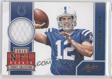 2012 Panini Absolute - NFL Rookie Jersey Collection #3 - Andrew Luck