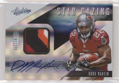 2012 Panini Absolute - Star Gazing Materials - Prime Signatures #13 - Doug Martin /25