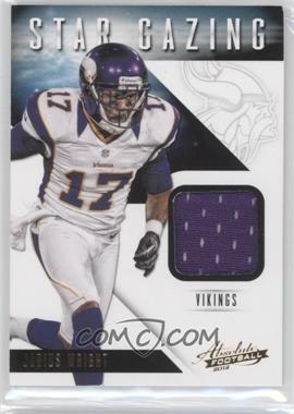 2012 Panini Absolute - Star Gazing Materials #16 - Jarius Wright