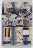 Philip Rivers, Ryan Mathews #/25