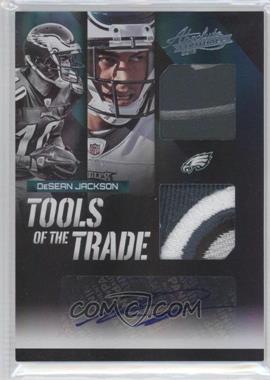 2012 Panini Absolute - Tools of the Trade Black Double Materials - Prime Signatures #31 - DeSean Jackson /10