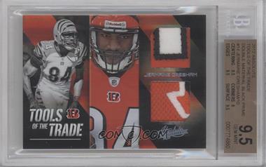 2012 Panini Absolute - Tools of the Trade Black Double Materials - Prime #14 - Jermaine Gresham /10 [BGS 9.5 GEM MINT]