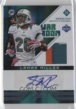 2012 Panini Absolute - War Room Materials - Prime Signatures #20 - Lamar Miller /25