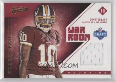 2012 Panini Absolute - War Room Materials #1 - Robert Griffin III