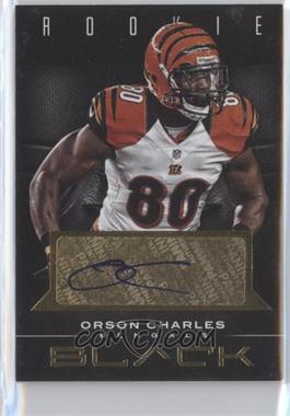 2012 Panini Black - [Base] - Gold Signatures #177 - Rookie - Orson Charles /99