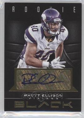 2012 Panini Black - [Base] - Gold Signatures #179 - Rookie - Rhett Ellison /99