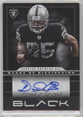 2012 Panini Black - Marks of Distinction #23 - Darrius Heyward-Bey /75