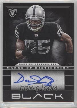 2012 Panini Black - Marks of Distinction #23 - Darrius Heyward-Bey /75