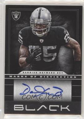 2012 Panini Black - Marks of Distinction #23 - Darrius Heyward-Bey /75