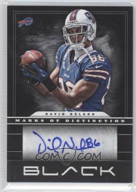 2012 Panini Black - Marks of Distinction #24 - David Nelson /99