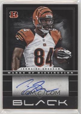 2012 Panini Black - Marks of Distinction #46 - Jermaine Gresham /84