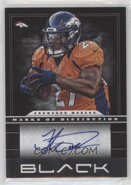 2012 Panini Black - Marks of Distinction #52 - Knowshon Moreno /49