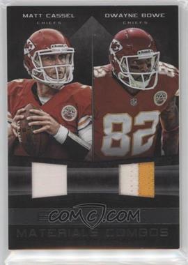 2012 Panini Black - Materials Combos - Prime #48 - Dwayne Bowe, Matt Cassel /10