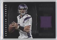 Christian Ponder #/49