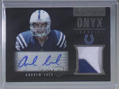 2012 Panini Black - Onyx Rookie Materials - Signatures Prime #1 - Andrew Luck /10