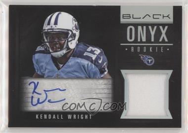 2012 Panini Black - Onyx Rookie Materials - Signatures #9 - Kendall Wright /25