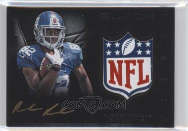 2012 Panini Black - Rookie Signature Materials - Black Prime NFL Shield #20 - Rueben Randle /1