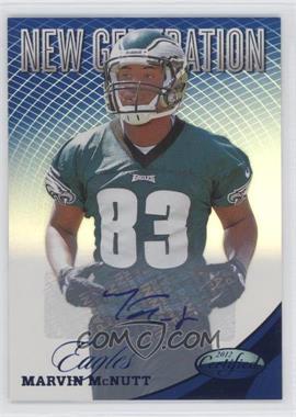2012 Panini Certified - [Base] - Mirror Blue Signatures #290 - New Generation - Marvin McNutt /49