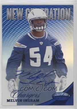 2012 Panini Certified - [Base] - Mirror Blue Signatures #292 - New Generation - Melvin Ingram /49