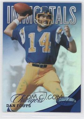 2012 Panini Certified - [Base] - Mirror Blue #166 - Immortals - Dan Fouts /100