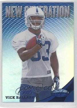 2012 Panini Certified - [Base] - Mirror Blue #310 - New Generation - Vick Ballard /100