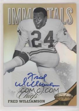 2012 Panini Certified - [Base] - Mirror Gold Signatures #177 - Immortals - Fred Williamson /25