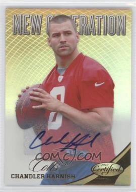 2012 Panini Certified - [Base] - Mirror Gold Signatures #258 - New Generation - Chandler Harnish /25