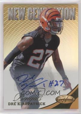 2012 Panini Certified - [Base] - Mirror Gold Signatures #270 - New Generation - Dre Kirkpatrick /25