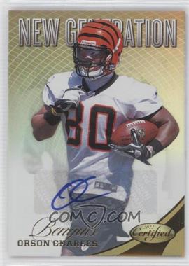 2012 Panini Certified - [Base] - Mirror Gold Signatures #298 - New Generation - Orson Charles /25