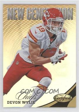 2012 Panini Certified - [Base] - Mirror Gold #267 - New Generation - Devon Wylie /25