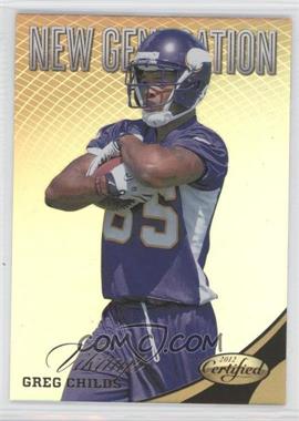 2012 Panini Certified - [Base] - Mirror Gold #273 - New Generation - Greg Childs /25