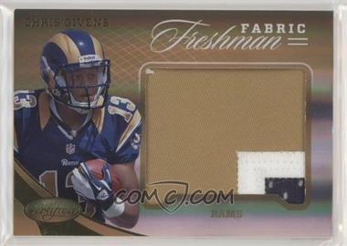 2012 Panini Certified - [Base] - Mirror Gold #335 - Freshman Fabric - Chris Givens /25