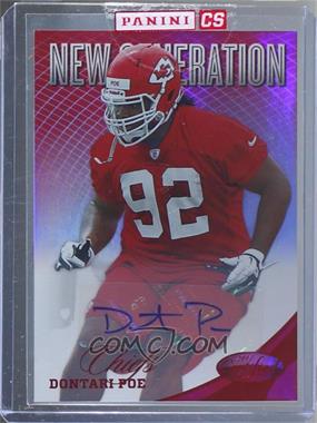 2012 Panini Certified - [Base] - Mirror Red Signatures #269 - New Generation - Dontari Poe /250 [Uncirculated]