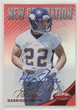 2012 Panini Certified - [Base] - Mirror Red Signatures #274 - New Generation - Harrison Smith /350