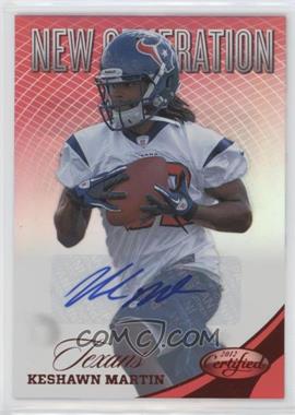 2012 Panini Certified - [Base] - Mirror Red Signatures #280 - New Generation - Keshawn Martin /350