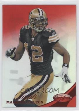 2012 Panini Certified - [Base] - Mirror Red #115 - Marques Colston /250