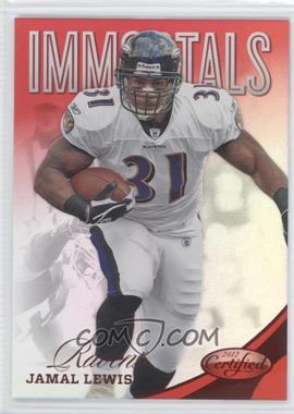 2012 Panini Certified - [Base] - Mirror Red #183 - Immortals - Jamal Lewis /250