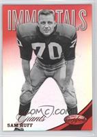 Immortals - Sam Huff #/250