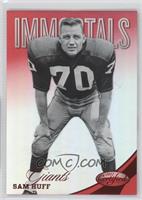 Immortals - Sam Huff #/250