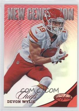 2012 Panini Certified - [Base] - Mirror Red #267 - New Generation - Devon Wylie /250