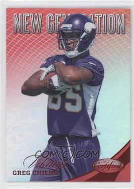 2012 Panini Certified - [Base] - Mirror Red #273 - New Generation - Greg Childs /250