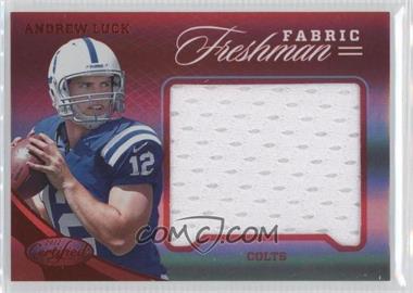 2012 Panini Certified - [Base] - Mirror Red #316 - Freshman Fabric - Andrew Luck /149