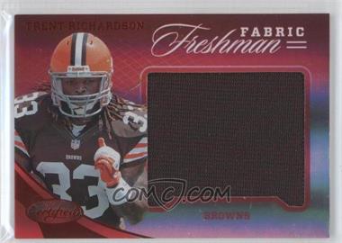 2012 Panini Certified - [Base] - Mirror Red #318 - Freshman Fabric - Trent Richardson /149