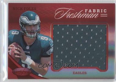 2012 Panini Certified - [Base] - Mirror Red #341 - Freshman Fabric - Nick Foles /149