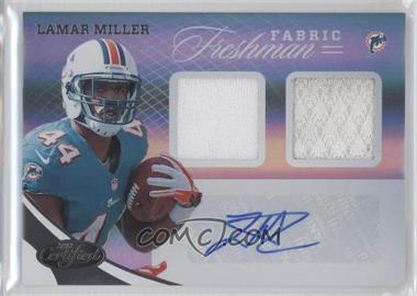 2012 Panini Certified - [Base] #337 - Freshman Fabric - Lamar Miller /399